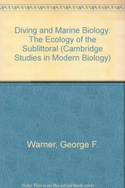 Front cover of Diving and Marine Biology by Warner, George F.