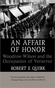 Front cover of An Affair of Honor by Robert E. Quirk