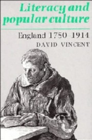 Front cover of Literacy and popular culture by Vincent, David