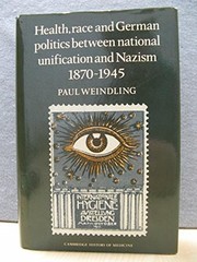 Cover of Health, race, and German politics between national unification and Nazism, 1870-1945 by Paul Weindling