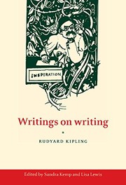 Cover of Writings on writing by Rudyard Kipling by Rudyard Kipling