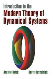 Front cover of Introduction to the modern theory of dynamical systems by A. B. Katok