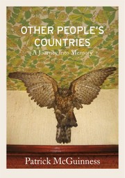 Front cover of Other People's Countries by Professor of French and Comparative Literature Patrick McGuinness