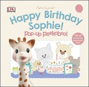 Front cover of Sophie La Girafe Pop-Up Peekaboo Happy Birthday Sophie! by DK Publishing