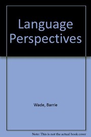 Cover of Language perspectives by Barrie Wade
