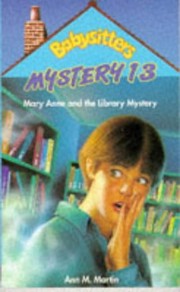 Front cover of Mary Anne and the library mystery by Ann M. Martin