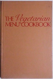 Cover of The vegetarian menu cookbook by Marjorie P. Blanchard