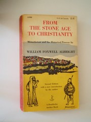 Cover of From the Stone Age to Christianity by William Foxwell Albright