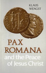 Cover of Pax Romana by Klaus Wengst