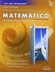 Front cover of Steck-Vaughn GED: Test Prep 2014 GED Mathematical Reasoning Spanish Student Edition 2014 (Spanish Edition) by Steck-Vaughn Company