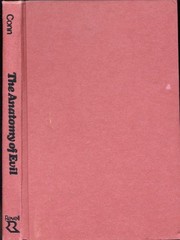 Front cover of The Anatomy of Evil by Charles W. Conn