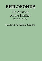 Cover of De intellectu by John Philoponus