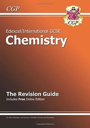 Front cover of Edexcel International GCSE Chemistry Revision Guide with Online Edition (A*-G Course) by CGP Books