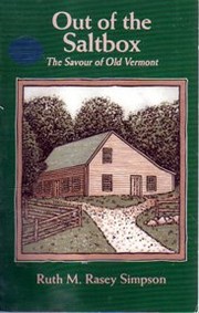 Front cover of Out of the saltbox by Ruth M. Rasey Simpson