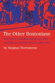 Front cover of The Other Bostonians by Stephan Thernstrom