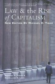 Front cover of Law and the rise of capitalism by Michael E. Tigar