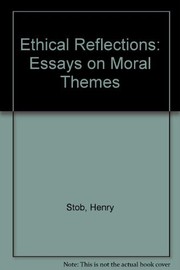 Cover of Ethical reflections by Henry Stob