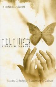 Cover of Helping Bereaved Parents by Richar Tedeschi