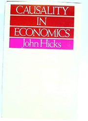 Cover of Causality in economics by Sir John Richard Hicks