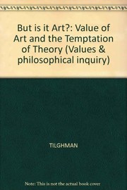 Front cover of But is it art? by Benjamin R. Tilghman