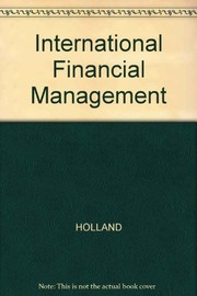 Front cover of International financial management by Holland, John