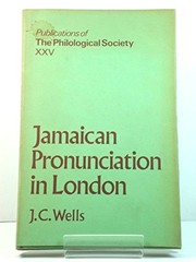 Front cover of Jamaican pronunciation in London by J. C. Wells
