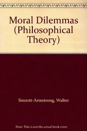 Cover of Moral dilemmas by Walter Sinnott-Armstrong