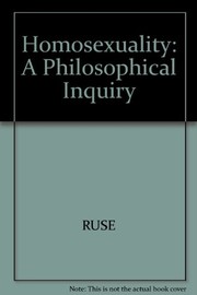 Cover of Homosexuality by Michael Ruse
