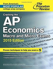 Front cover of Cracking the AP Economics Macro & Micro Exams, 2015 Edition (College Test Preparation) by Princeton Review