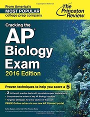 Front cover of Cracking the AP Biology Exam, 2016 Edition (College Test Preparation) by Princeton Review