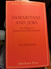 Front cover of Samaritans and Jews by R. J. Coggins