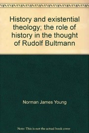 Front cover of History and existential theology by Norman James Young