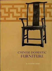 Front cover of Chinese domestic furniture by Gustav Ecke