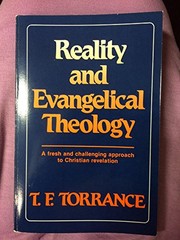 Front cover of Reality and evangelical theology by Thomas F. Torrance