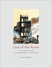 Front cover of Out of the Ruins - A New York Record by Jean Holabird