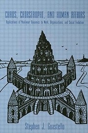 Front cover of Chaos, catastrophe, and human affairs by Stephen J. Guastello