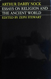 Front cover of Essays on religion and the ancient world by Arthur Darby Nock