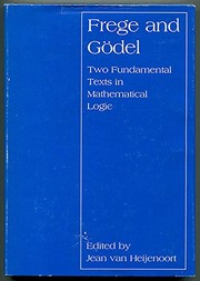 Front cover of Frege and Gödel by Jean Van Heijenoort