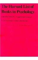 Cover of The Harvard list of books in psychology by Harvard University