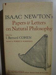 Front cover of Isaac Newton's papers & letters on natural philosophy and related documents by John Conduitt