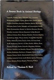 Front cover of A source book in animal biology by Thomas Steele Hall