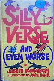 Front cover of Silly verse (and even worse) by Joseph Rosenbloom