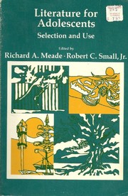 Cover of Literature for adolescents by Richard A. Meade