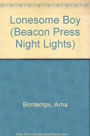 Cover of Lonesome boy by Arna Bontemps