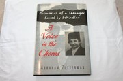 Front cover of A voice in the chorus by Abraham Zuckerman