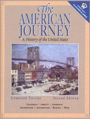 Front cover of The American Journey by David R. Goldfield