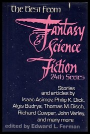 Front cover of Best from Fantasy and Science Fiction, No 24 by Edward L. Ferman