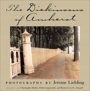 Front cover of The Dickinsons of Amherst by Jerome Liebling