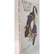 Cover of Edward Lear's birds by Susan Hyman