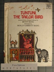 Front cover of Tuntuni, the tailor bird by Betsy Bang
